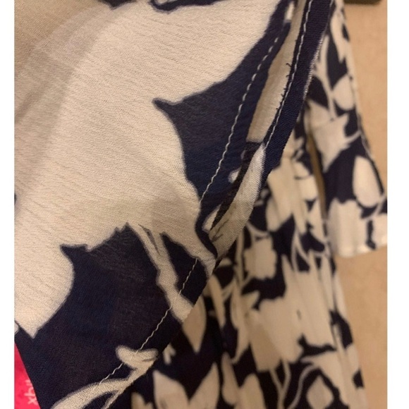 Xhilaration Floral Navy and White - Picture 5 of 9